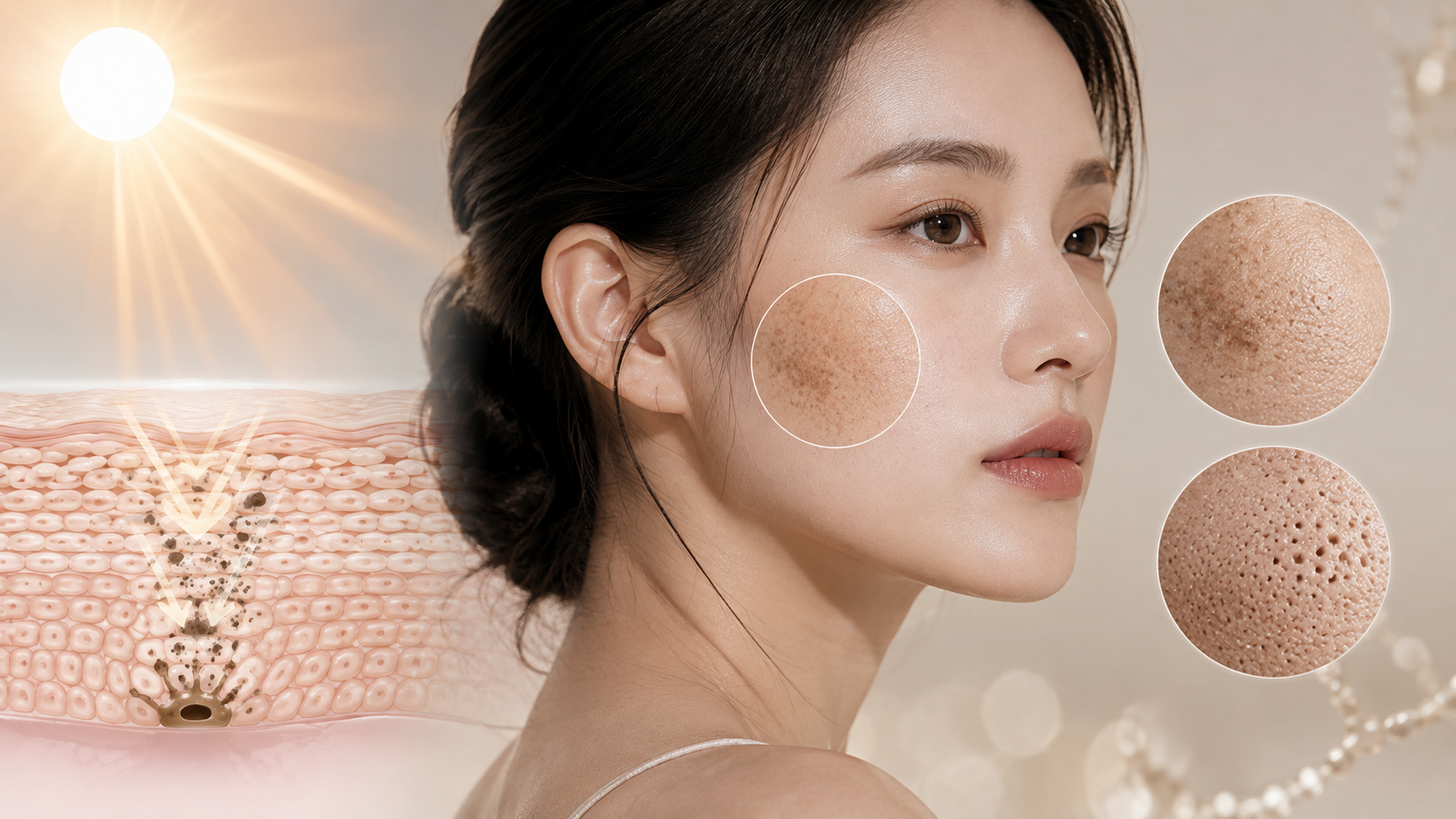 여름휴가 후 기미·잡티·모공이 심해지는 이유, 피부에서는 무슨 일이 일어날까?
