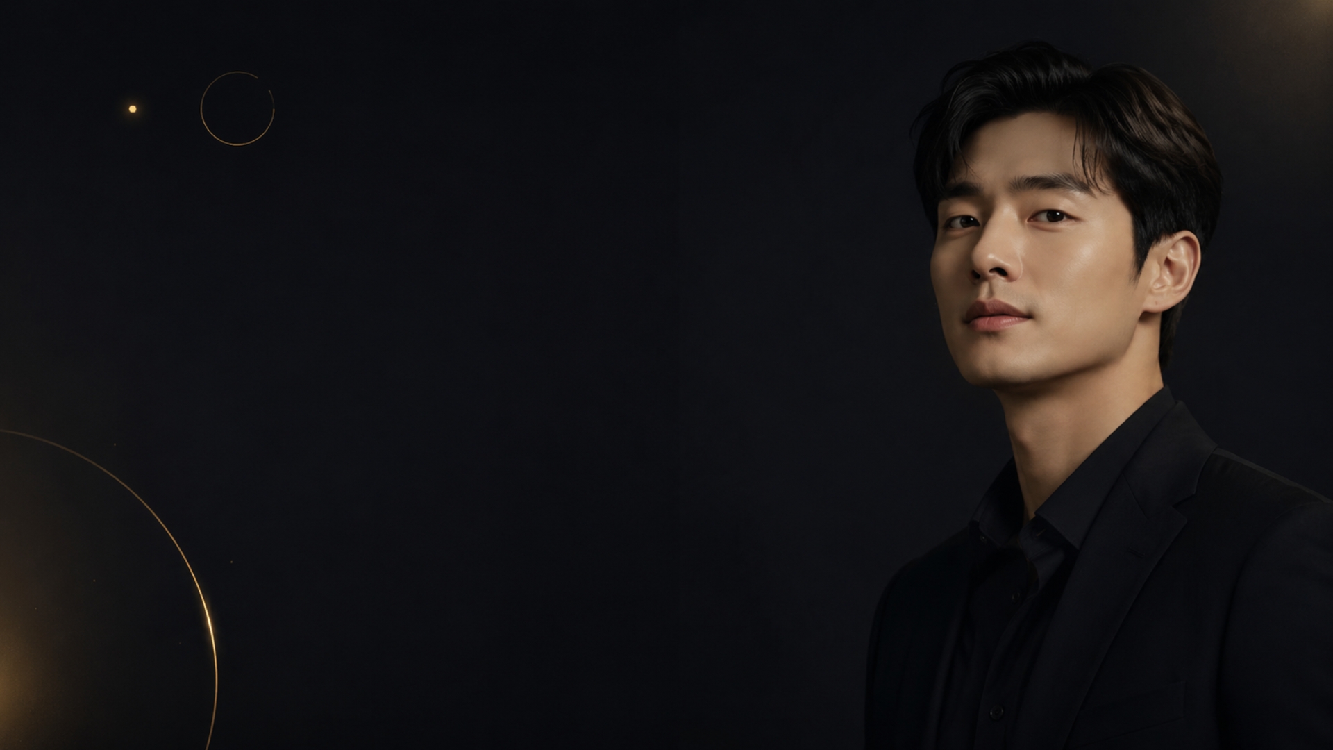 차분하고 정돈된 남성의 인상